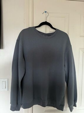 Men's Crewneck Sweater in Slate Gray
